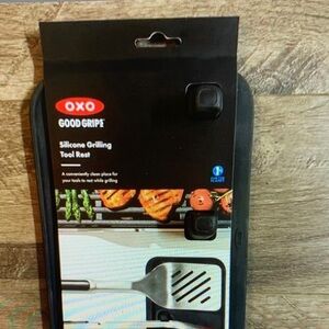 OXO Good Grips Black Silicone Grilling Tool Rest